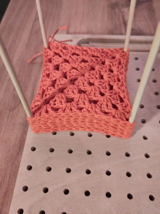 8 Mattonelle Granny Square Arancioni