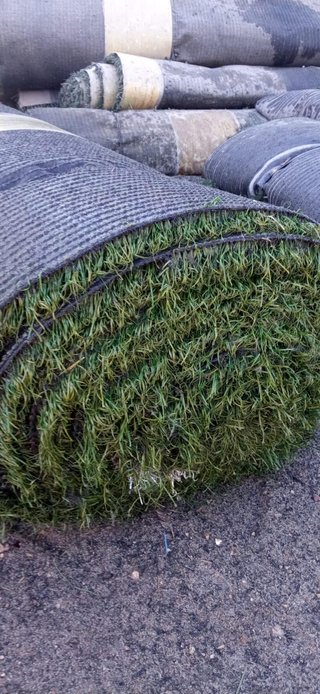 Cesped artificial reciclado