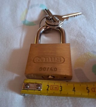Candado ABUS 60/40 con llaves