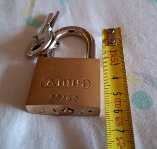 Candado ABUS 60/40 con llaves