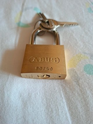 Candado ABUS 60/40 con llaves