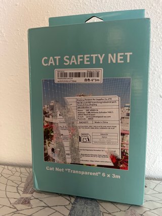 Red seguridad balcón gatos 6x3m
