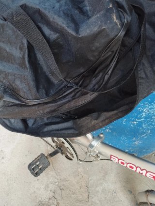 Bicicleta Plegable Boomerang Plata