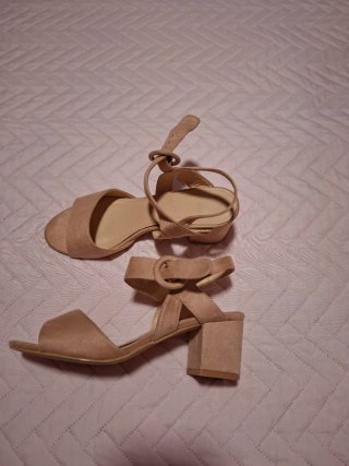 Sandalias Verano Rosa Palo Beige