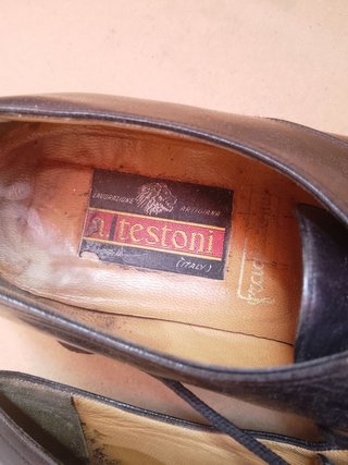 Scarpe Testoni Vintage Pelle Lusso Italiane 8 , 42