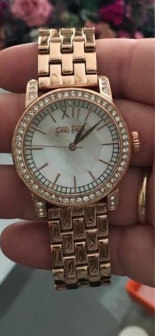 Reloj Folli Follie Mujer Dorado y Blanco