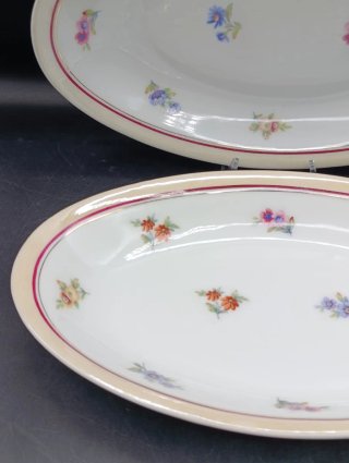 Bandejas rabaneras porcelana francesa UML