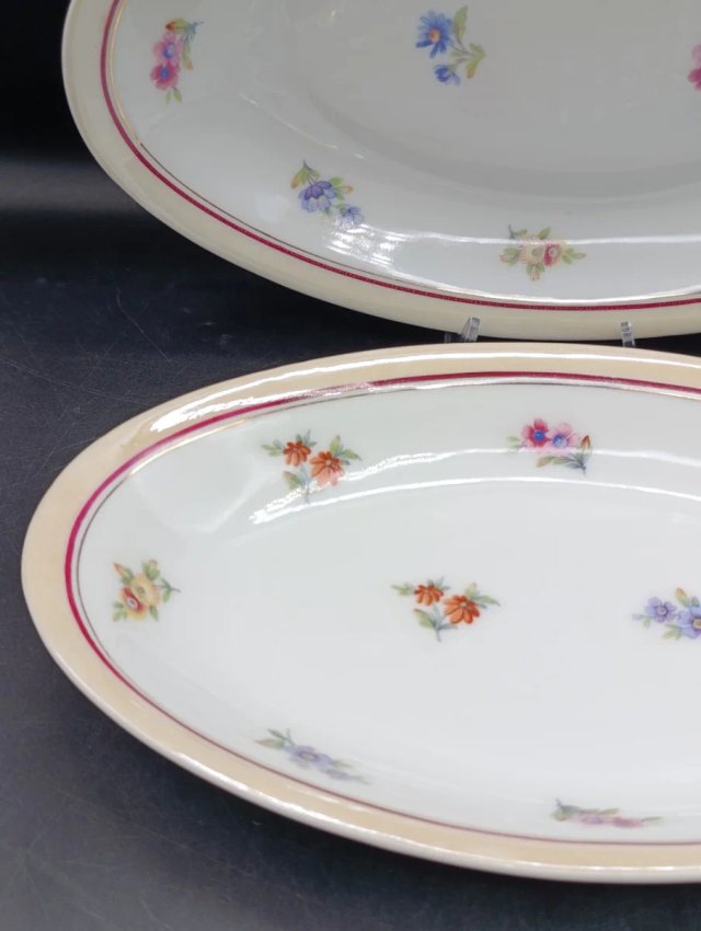 Bandejas rabaneras porcelana francesa UML