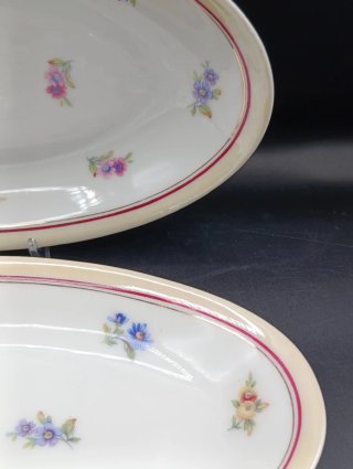 Bandejas rabaneras porcelana francesa UML