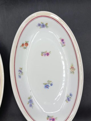 Bandejas rabaneras porcelana francesa UML
