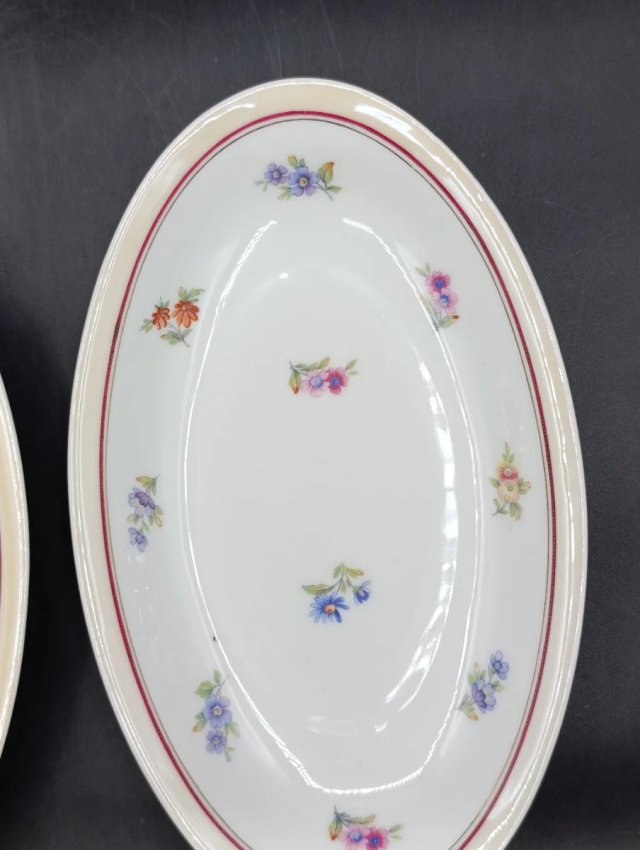 Bandejas rabaneras porcelana francesa UML