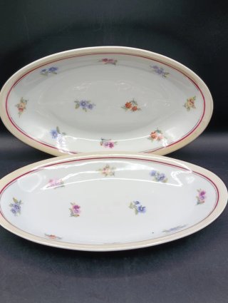 Bandejas rabaneras porcelana francesa UML