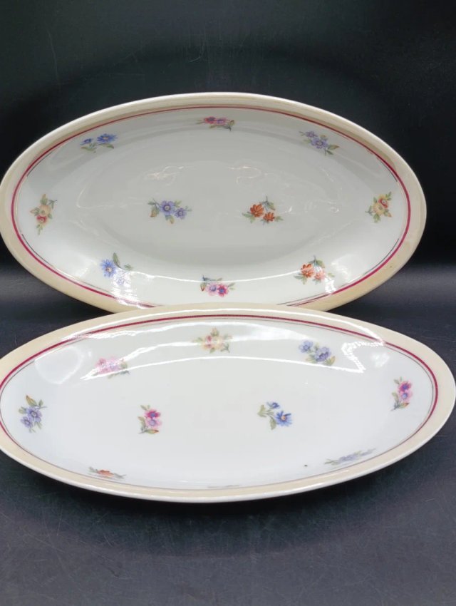 Bandejas rabaneras porcelana francesa UML