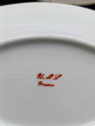 Bandejas rabaneras porcelana francesa UML