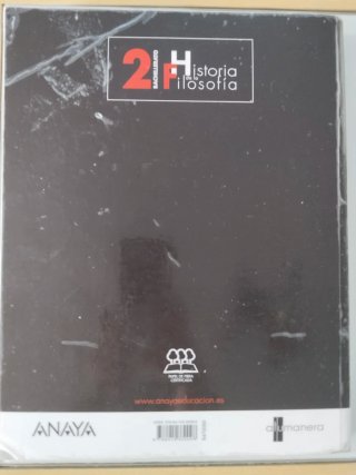 Historia de la Filosofía, 2 Bachillerato, ANAYA