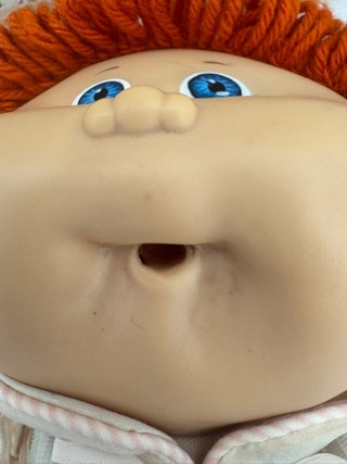 muñeca cabbage path kids ( repollo) ojos azul, pel