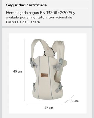 Mochila Portabebé Jané Dual 3.5-15kg NUEVA