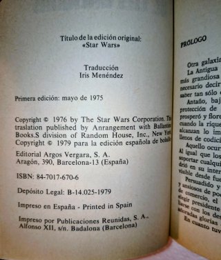 La Guerra de las Galaxias Novela George Lucas