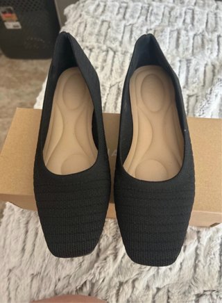 Zapatos planos negros