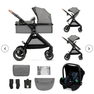 Cochecito Bebé Gris Kinderkraft