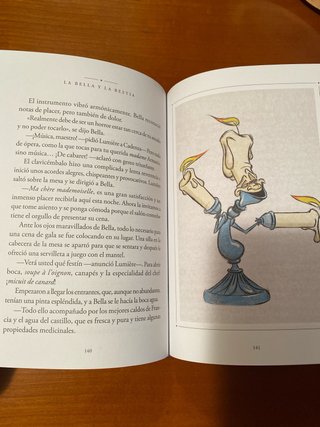 Libro la bella y la bestia disney