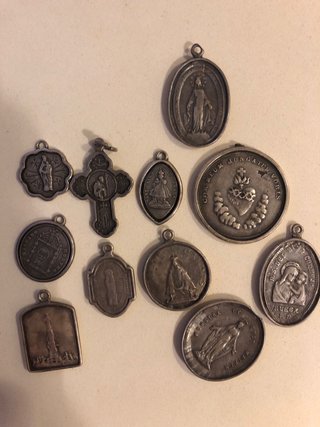 Medallas Religiosas Antiguas