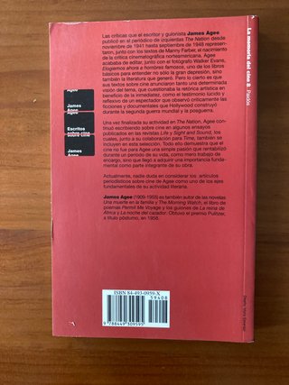 Escritos sobre cine de James Agee.