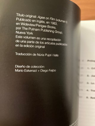 Escritos sobre cine de James Agee.