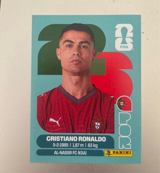 Cromo Cristiano Ronaldo Mundial 2026 FIFA