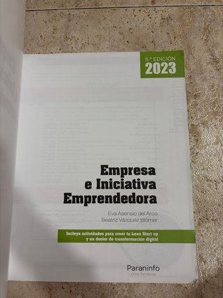 Empresa e iniciativa emprendedora 5.ª edición 2023