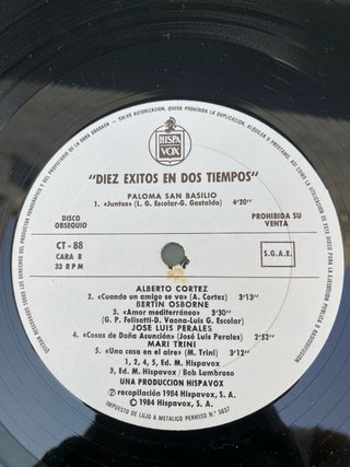 Disco Vinilo Compilatorio Varios Artistas