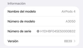AirPod 4 Generación Derecho Sin ANC
