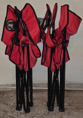 Lote 2 Sillas y Mesa Camping Plegable