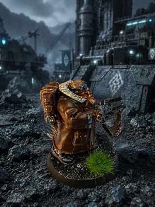 Warhammer 40K Liga Votann pintado a mano