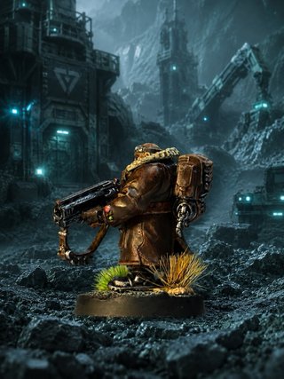 Warhammer 40K Liga Votann pintado a mano