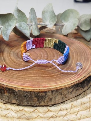 Pulsera Macramé Multicolor
