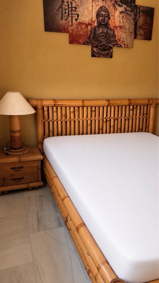 Dormitorio Balinés Auténtico Bambú