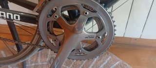 Bicicleta de carretera Trek azul, talla L