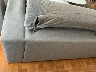 Sofá de 3 plazas gris