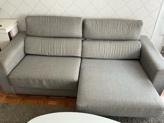 Sofá de 3 plazas gris