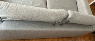 Sofá de 3 plazas gris