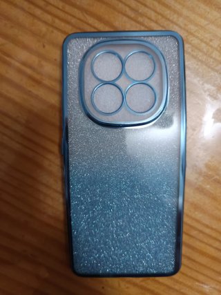 Funda móvil glitter azul Redmi note 15 5g