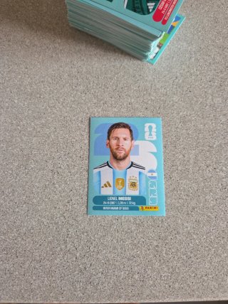 Cromo Messi Panini Mundial 2026