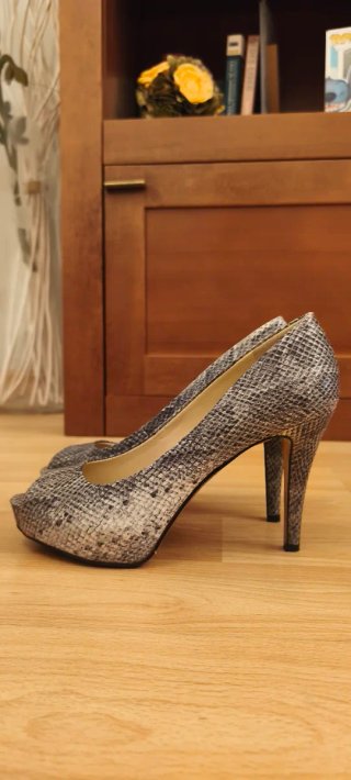 Zapatos de tacón Peep Toe