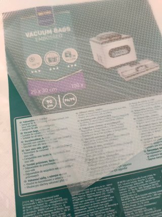 Bolsas de vacío para alimentos 20x30cm