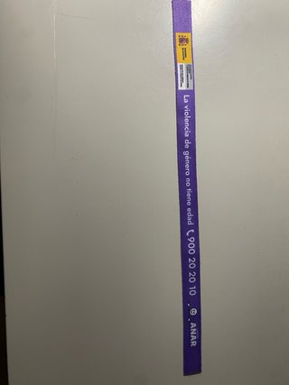 Pulsera contra violencia de género morada