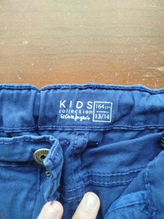 Pantalones cortos vaqueros niño azul