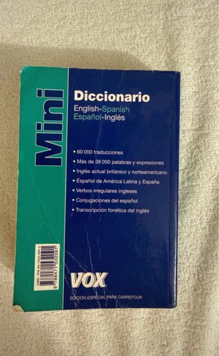 Diccionario inglés-español, español-inglés