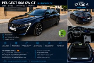 Peugeot 508 sw Gt 150cv