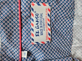 Camisa El Ganso Azul y Blanca